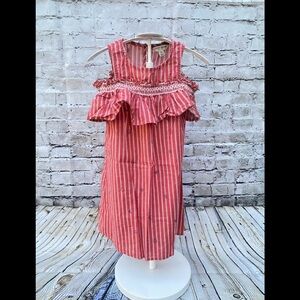 Girls 6x Lucky brand Cold shoulder dress